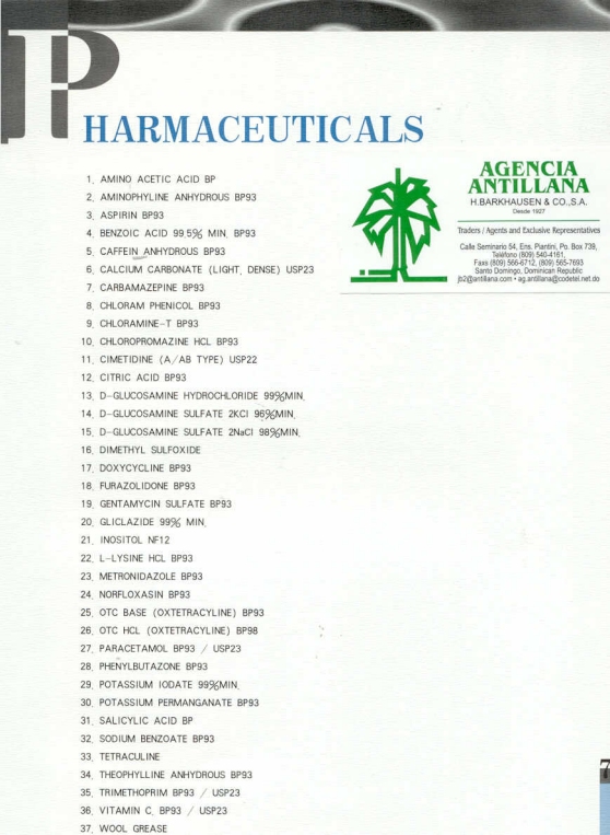 Chemicals Pharmaceuticals